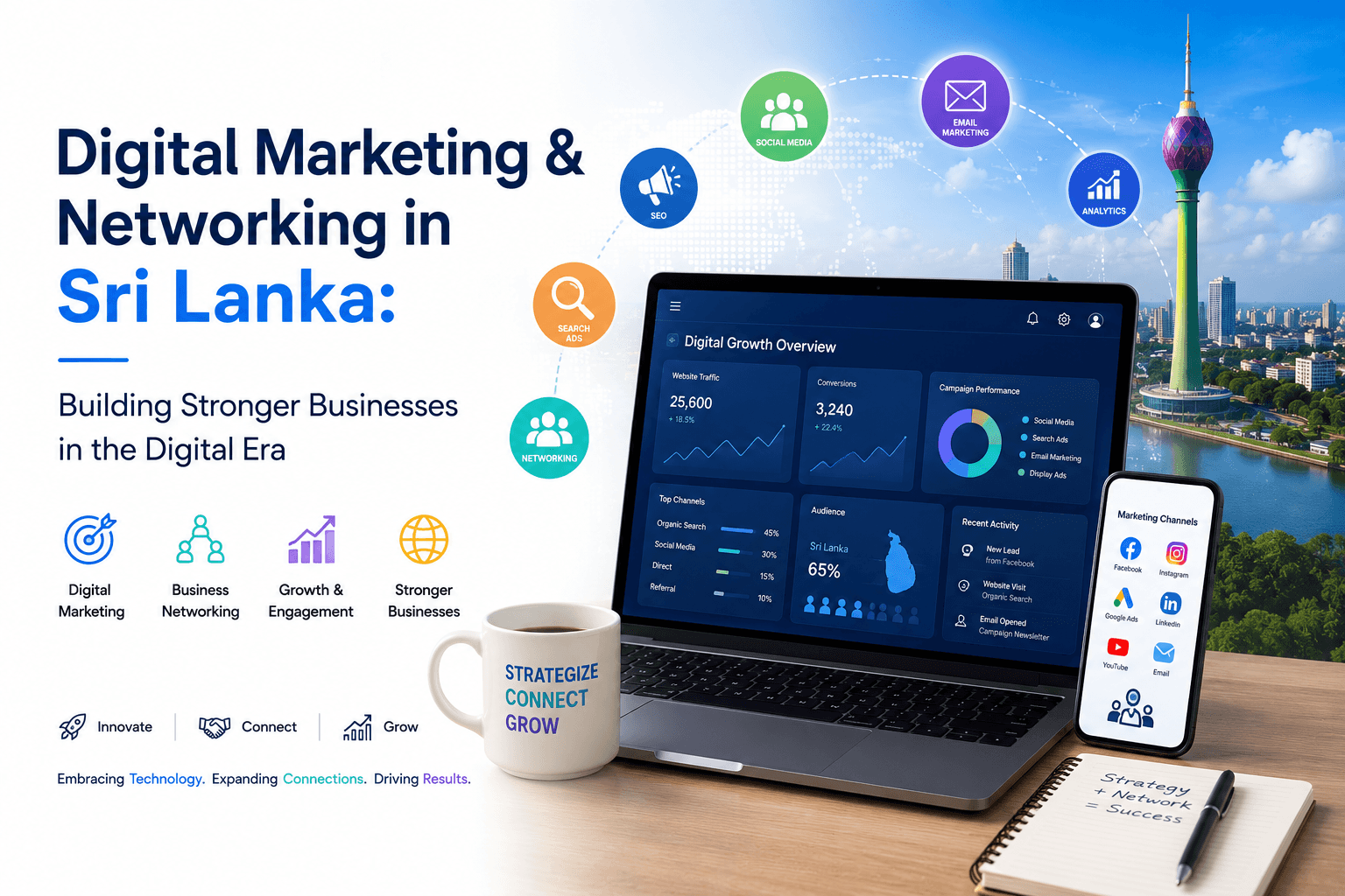 Digital Marketing & Networking Services in Sri Lanka: Driving Business Growth and Connectivity